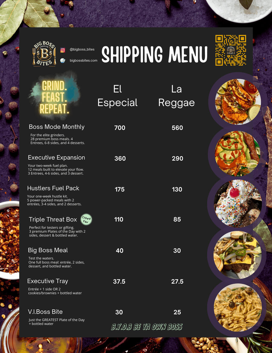 Shipping Menu 1-2 Day Delivery